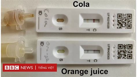 covid test with cola